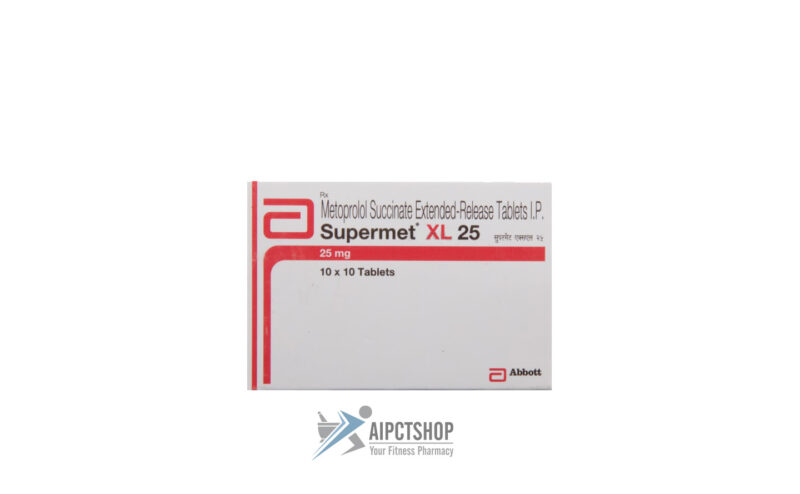 Supermet XL (Toprol XL / Metoprolol) 25?mg - 100 tablets